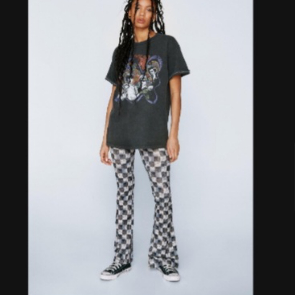 Floral Flare Pants